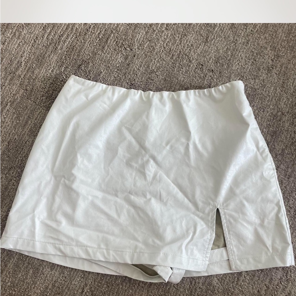 Princess Polly White Athletic Mini Pencil Skirt